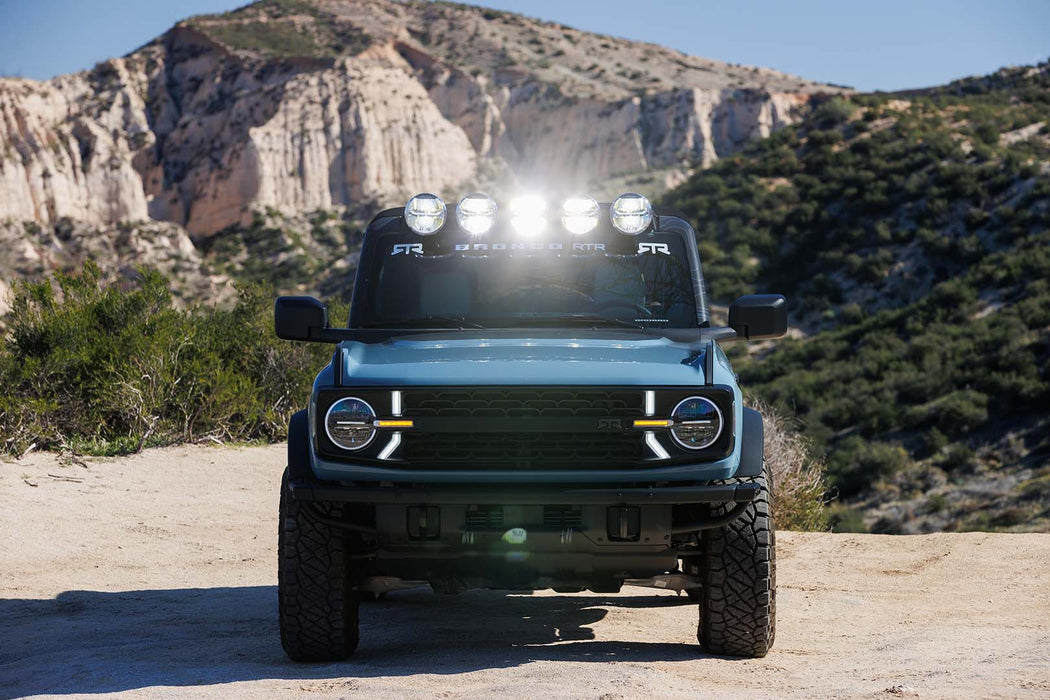 RTR Light Bar w/ PROJECT X FF.70 Lights (21+ Bronco - ALL/22+ Bronco Raptor)