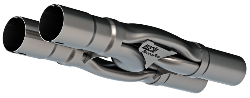 Borla SwitchFire X-pipe 2.5I.D.  INLETS 2.5in. O.D. OUTLETS Notched