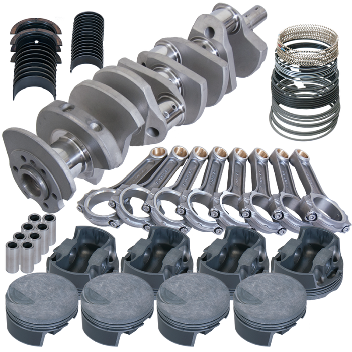 Eagle Chevy 454 4.250in Crank 6.385in I-Beam Rods -3cc Flat Top 4.280in Pistons Rotating Assembly