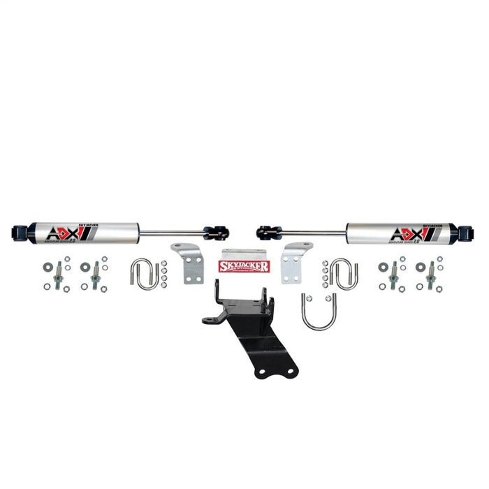 Skyjacker 18-24 Jeep Gladiator JL ADX 2.0 Dual Stabilizer Kit w/ CNC Machined Polished Alum.