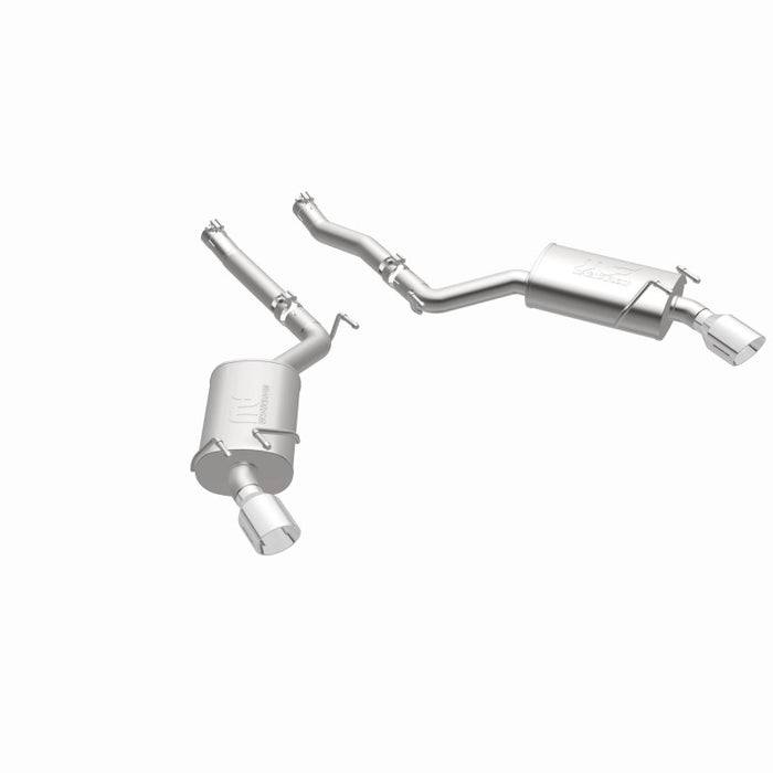 MagnaFlow Axle-Back Stainless Dual Split 4in Polished Tips 10-15 Chevrolet Camaro Convert. 3.6L V6