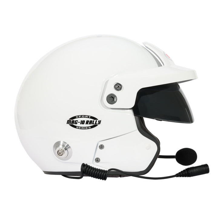 Bell Helmet Mag-10 Rally Sport White (Hans) Med(58-59) Fia8859-2024