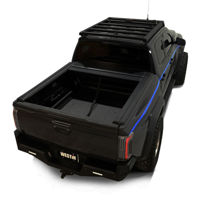 Westin 24-26 Toyota Tacoma 5ft Bed Manual Retractable Tonneau Cover - Black