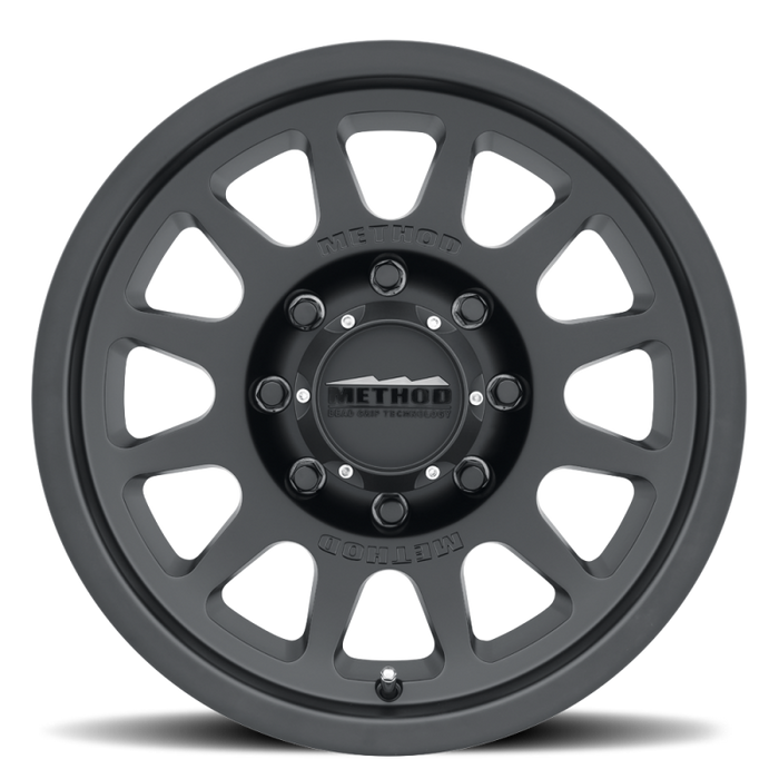 Method MR703 Bead Grip 18x9 12mm Offset 8x180 130.81mm CB - Matte Black