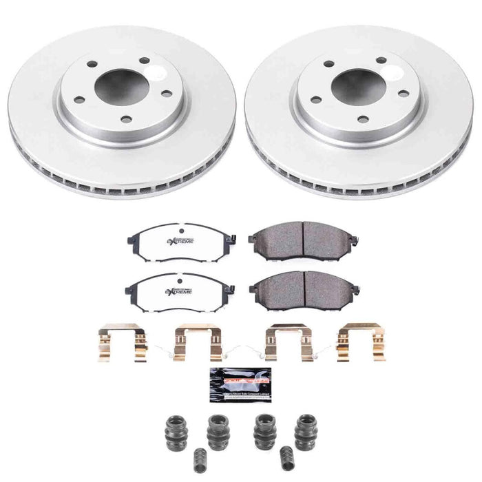 Power Stop 03-04 Infiniti M45 Front Z26 Coated Brake Kit