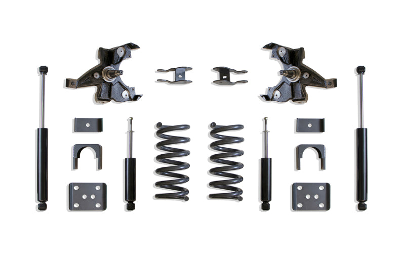 MaxTrac 92-98 GM C1500/2500 2WD Standard Cab 5/6 Lug 3in/5in Lowering Spindles Kit