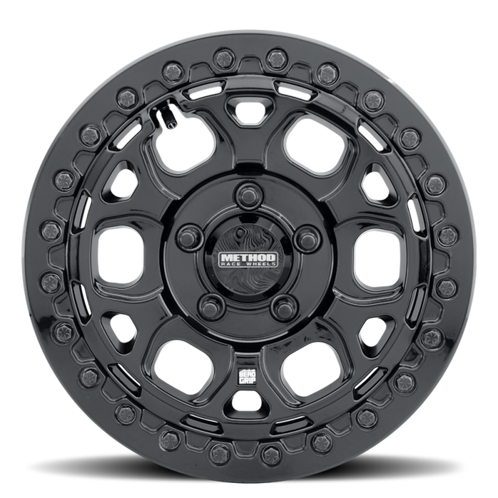 Method MR416 Beadlock 15x7 / 5x4.5 / 55mm Offset / 68.00mm Bore - Gloss Black Wheel