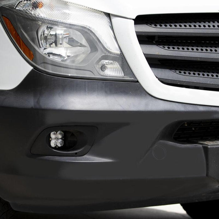 Baja Designs 14-18 Mercedes Sprinter Van Squadron Pro Fog Pocket Light Kit - Clear