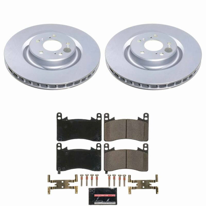 Power Stop 21-25 Acura TLX Front Z23 Coated Brake Kit