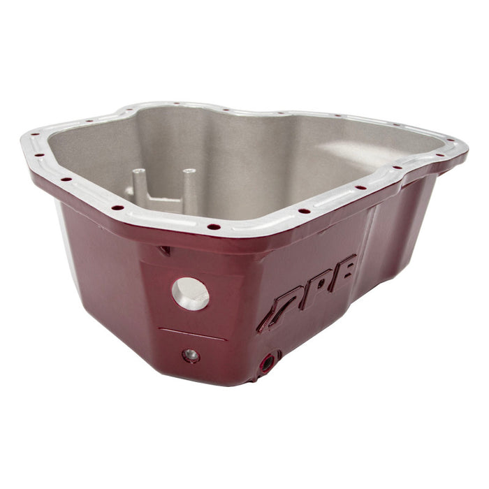 Wehrli 01-10 GM Duramax WCFab X PPE High Capacity Aluminum Oil Pan - Chevy Orange