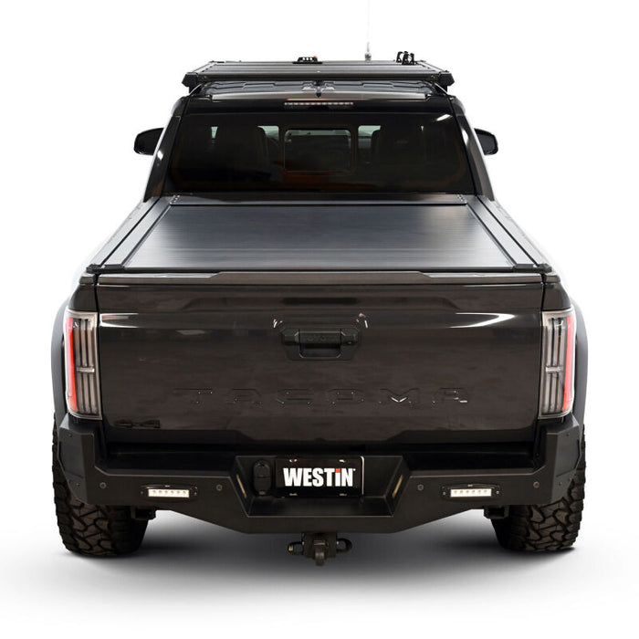Westin 24-26 Toyota Tacoma 5ft Bed Manual Retractable Tonneau Cover - Black