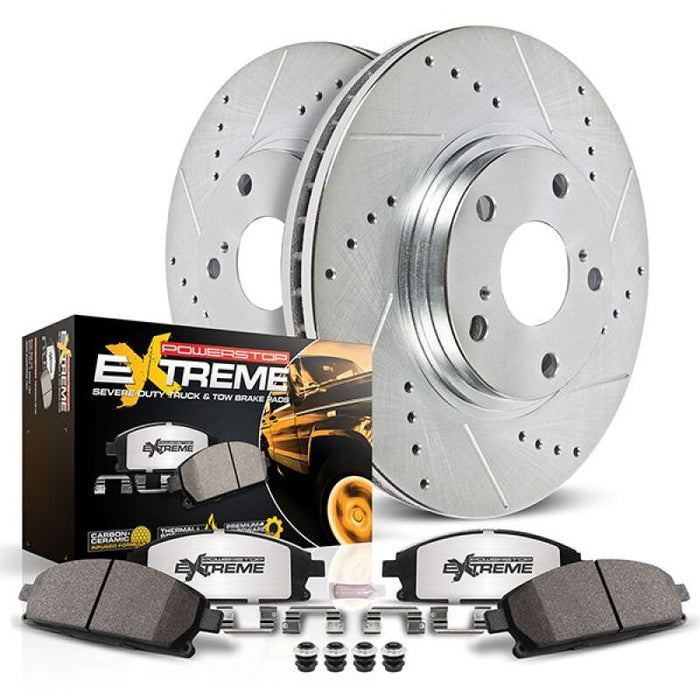 Power Stop 22-23 Ford E-Transit Front Z36 Truck & Tow Brake Kit