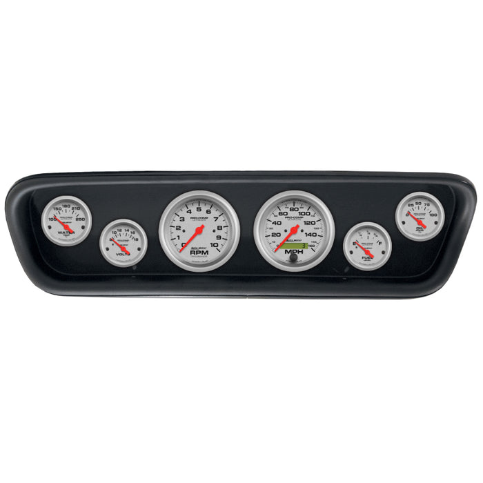 Autometer Direct Fit 5 Piece Dash Kit 64-65 Ford Mustang (3 3/8in & 2 1/16in x 4) - Ultra-Lite
