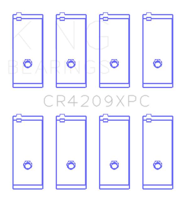 King Engine Bearings Toyota 3Sgte/16V 2.0L (Size STDX) Connecting Rod Bearing Set