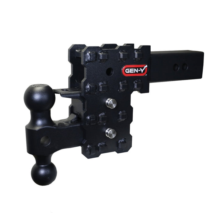 Gen-Y Phantom-X 2.5in Solid Shank 5in Drop 1.6K TW 16K Hitch w/GH-051 & GH-032 (No Flat Towing)