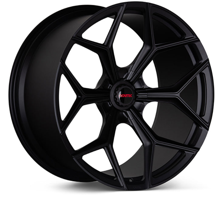 Vossen x Novitec NL4-5L 21x13in - 5x120 BP - ET57 - Satin Black Lamborghini Aventador Rear Wheel