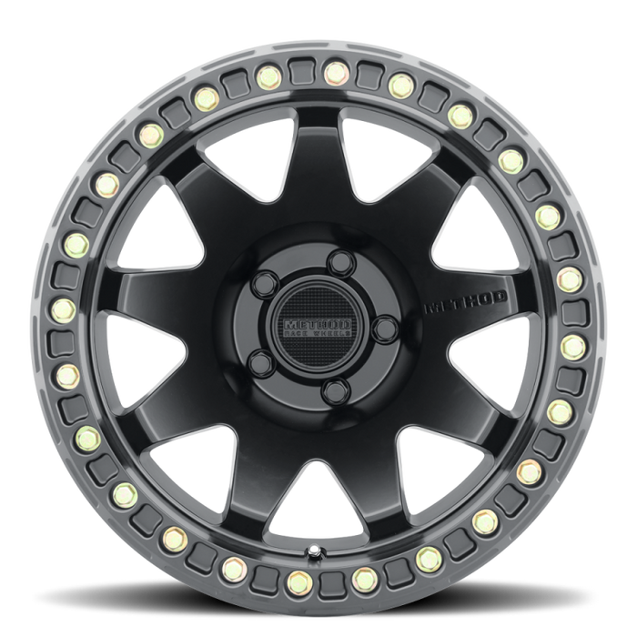 Method MR108 17x9 -44mm Offset 8x170 130.81mm CB Matte Black w/BH-H24 Wheel