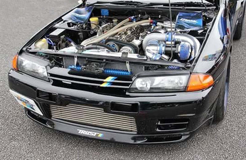 GReddy 89-94 Nissan Skyline GT-R Large Single GReddy/MHI T78 33D 80MM Dia Air Flow Turbo Upgrade Kit