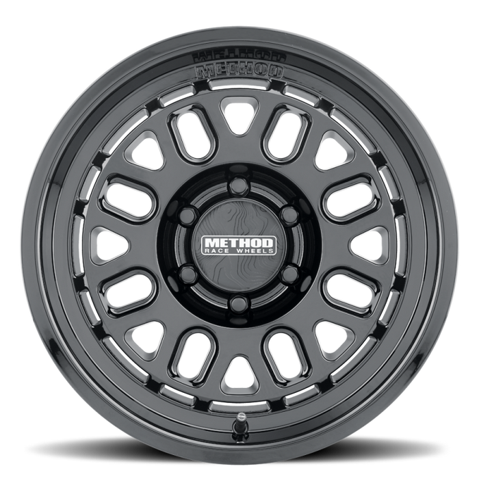 Method MR321 17x8.5 +25mm Offset 6x5.5 BP 106.25mm CB Gloss Black Wheel