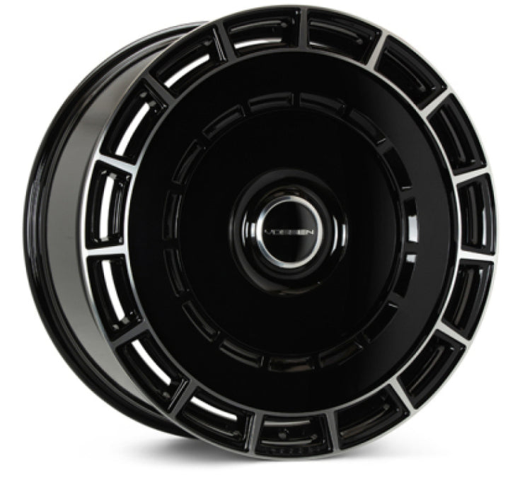 Vossen HF-9 22x9.5 - 5x112 - ET15 - 66.56 - Deep - Gloss Black Polished Wheel