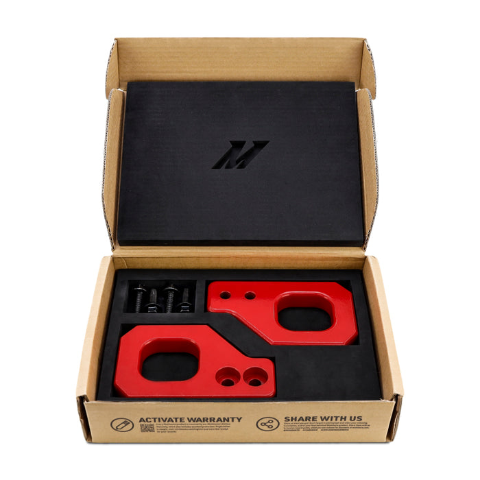 Mishimoto 2024+ Toyota Tacoma Recovery Points - Front - Red