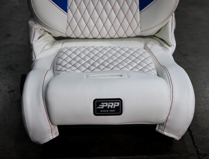 PRP EnduroDaily Reclining Suspension Seat - Black/Orange Tweed - Passenger