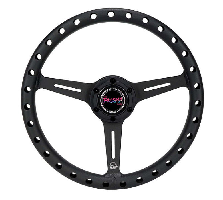 NRG Aluminum Steering Wheel 330mm - Extra Light - Ergonomic Grip - Anadized Black