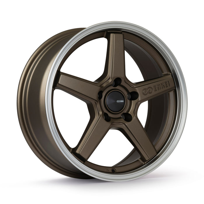 Enkei Quasar 17x7.5in / 5x100 BP / 45mm Offset / 72.6mm Bore - Matte Bronze Wheel