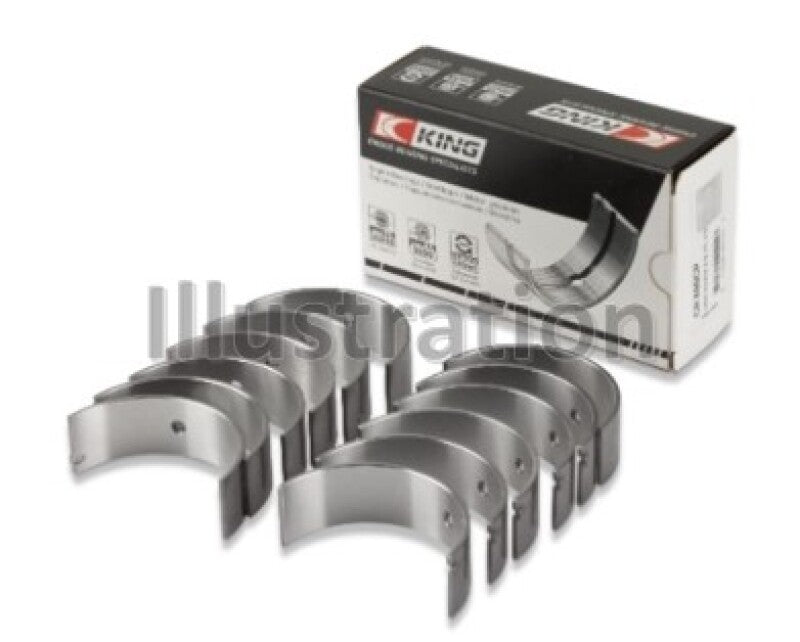 King Engine Bearings Chevrolet 262 (Od+.002in) (Size +0.50mm) Connecting Rod Bearing Set