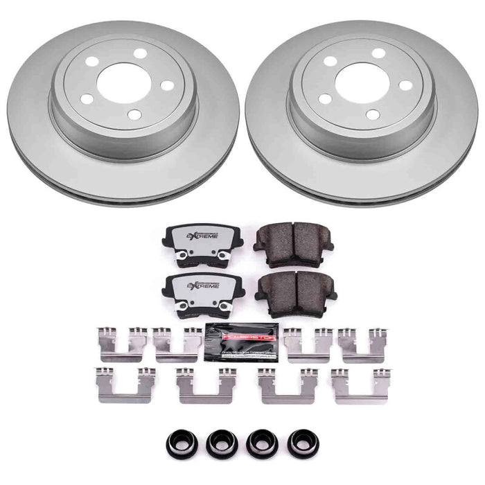 Power Stop 05-23 Chrysler 300 Rear Z26 Coated Brake Kit