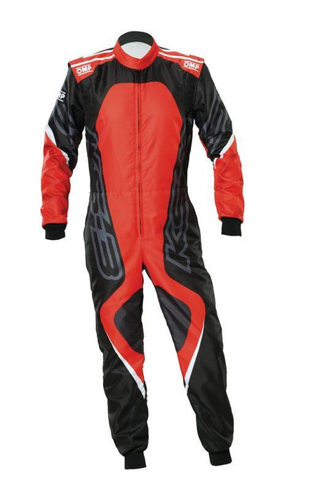 OMP KS-3X ART STYLE2 OVERALL FIA 8877-2022 (ADULT) BLACK/F YELLOW SZ 42