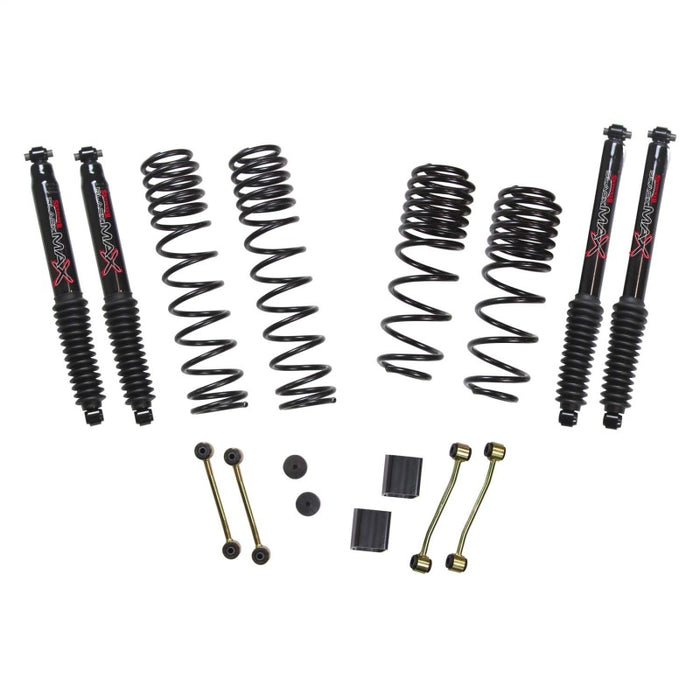 Skyjacker 21-23 Jeep Wrangler JL Rubicon 4XE 4 Dr LT 2.5in Coil Sys w/ Black MAX Shocks