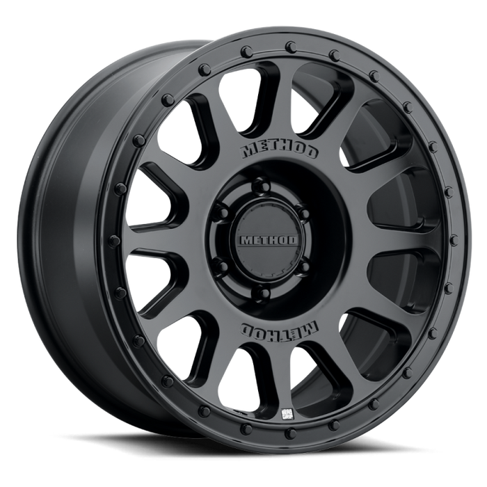 Method MR709 HD Bead Grip 20x 9in / ET12 / 6x5.5 BP / 106.25mm Bore - Black Wheel