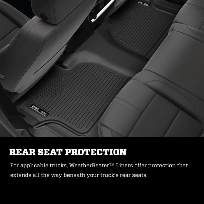 Husky Liners 2025 GMC Terrain/Chevrolet Equinox Weatherbeater Front & Rear Floor Liners - Black