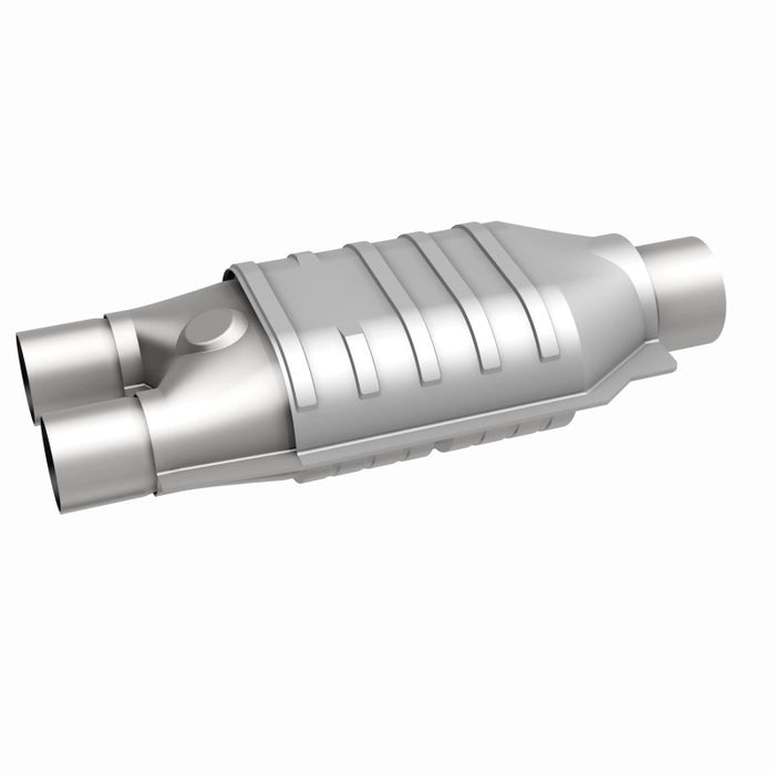 MagnaFlow Universal Catalytic Converter 2inch Inlet/2.5inch Outlet Dual/Single Oval Shape