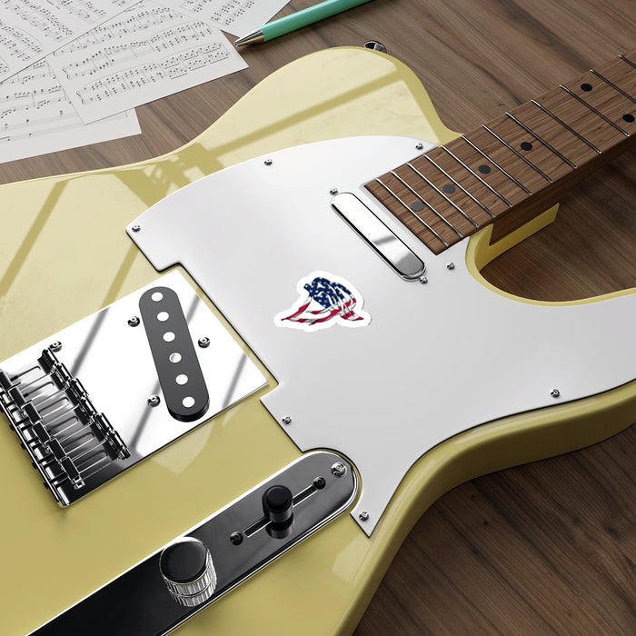 Outlaw Patriotic Drip Die-Cut Sticker