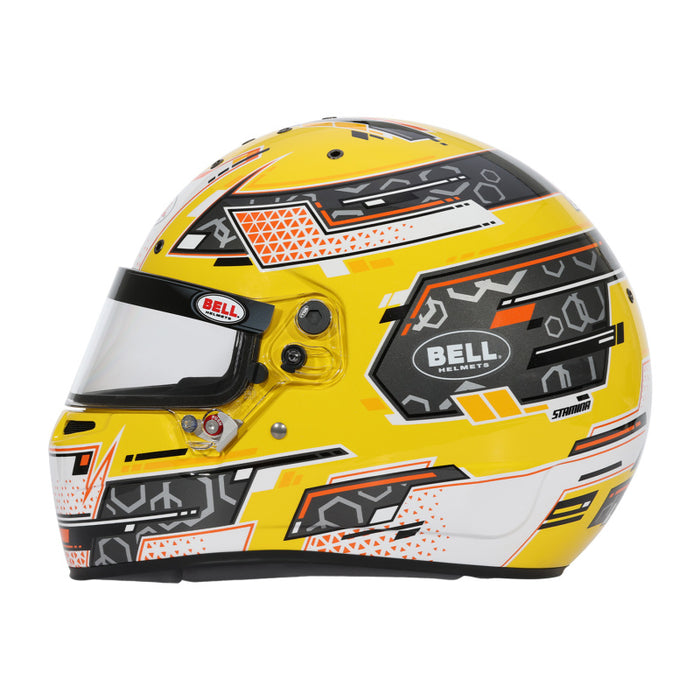 Bell Helmet Rs7-K Stamina Anthracite/Yellow Xlg(61-61 +) Fia8878-2024/K2025