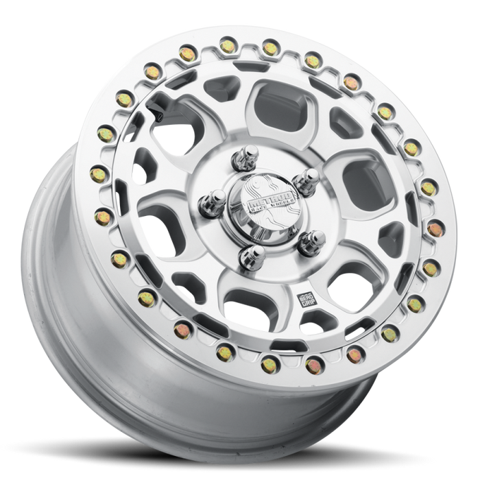 Method MR416 Beadlock 15x7 / 6x5.5 / 74mm Offset / 78.30mm Bore - Machined Clear Coat Wheel