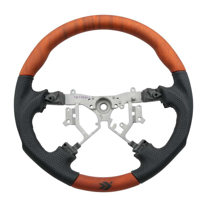 NRG 12-23 Toyota Tacoma OEM Plus Steering Wheel - Koa Wood Finish