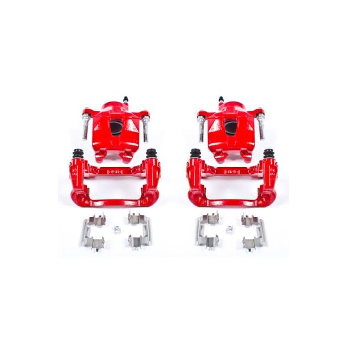 Power Stop 05-10 Scion tC Front Red Calipers w/Brackets - Pair