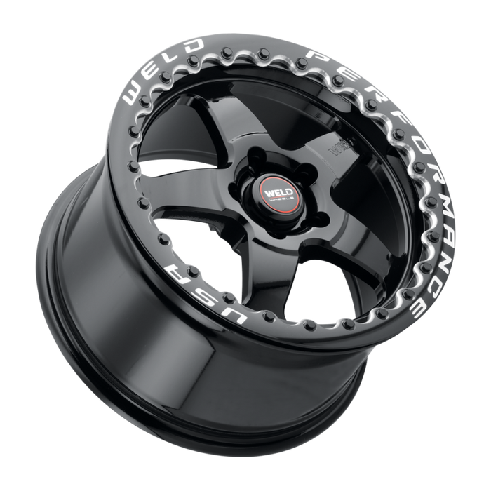 Weld S905 17x10 Ventura Beadlock 5x114.3 ET49 BS7.42 Gloss Black 78,1