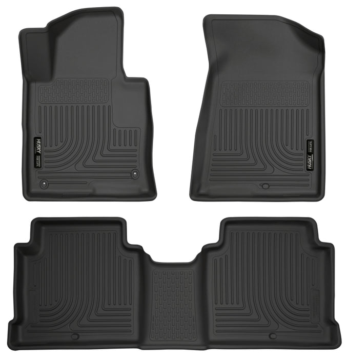 Husky Liners 25-26 Toyota 4Runner Weatherbeater Front & 2nd Seat Floor Liner - Black