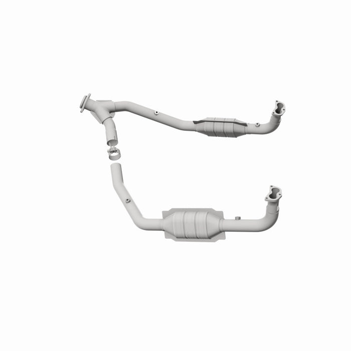 MagnaFlow DF Cat. Conv 97 Land Rover Defender 90 4.0L Y-Pipe Assy / 96-99 Discovery 4.0L Y-Pipe Assy