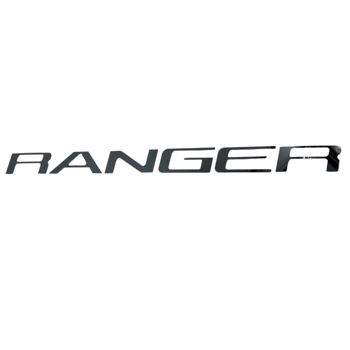Putco Ford Ranger (Flat Cut) Tailgate - Black Platinum Stainless