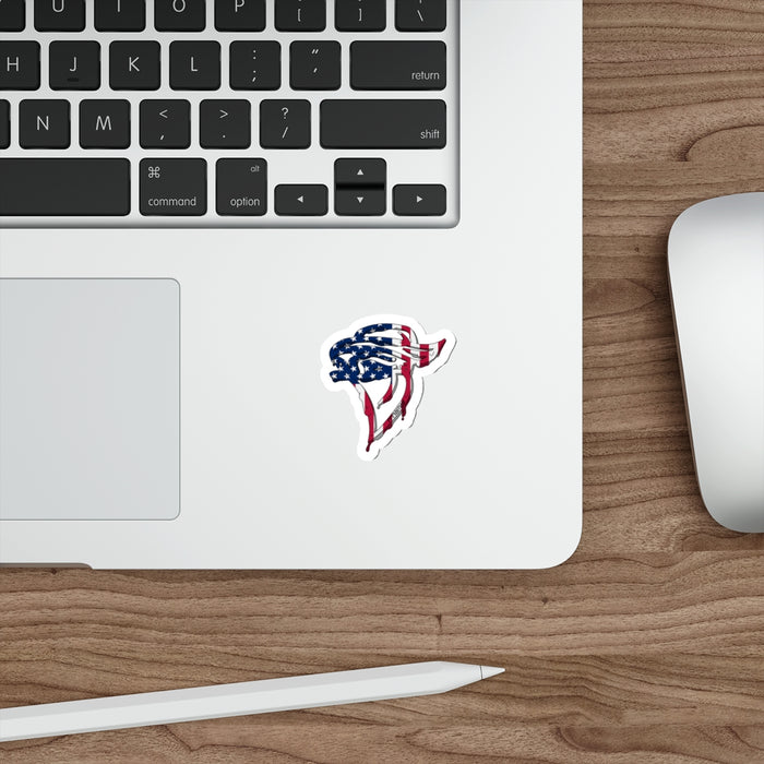 Outlaw Patriotic Drip Die-Cut Sticker