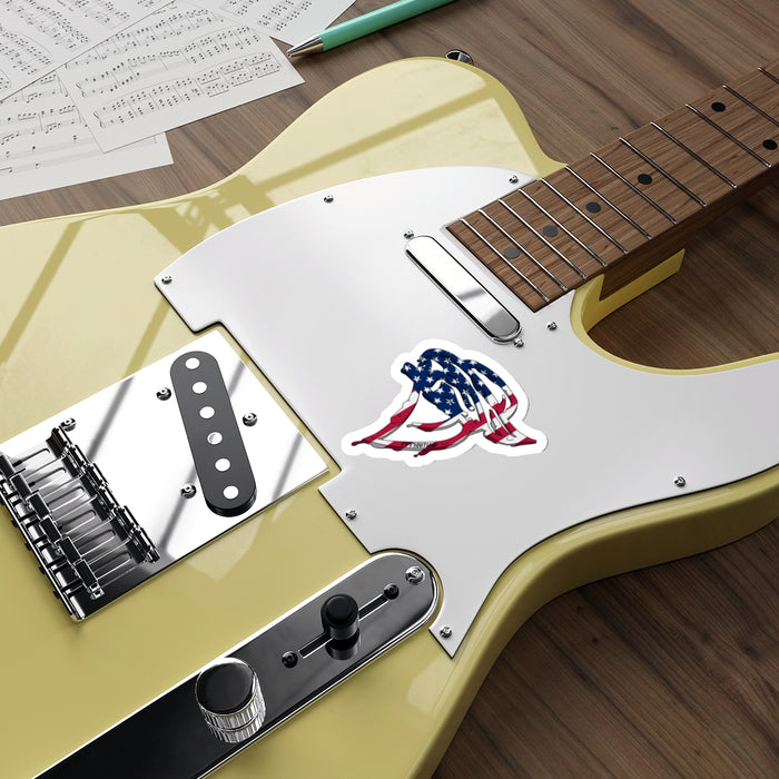 Outlaw Patriotic Drip Die-Cut Sticker