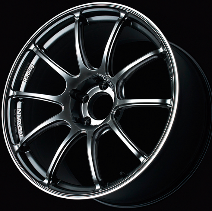 Advan GT Beyond 18x10 +25 5x114.3 Racing Titanium Black Wheel