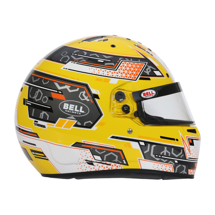 Bell Helmet Rs7-K Stamina Anthracite/Yellow Med (58-59) Fia8878-2024/K2025