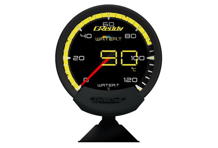 GReddy Sirius Unify Water Temperature Gauge Set (Sirius Meter w/Water Temp Sensor Set & Vision Disp)