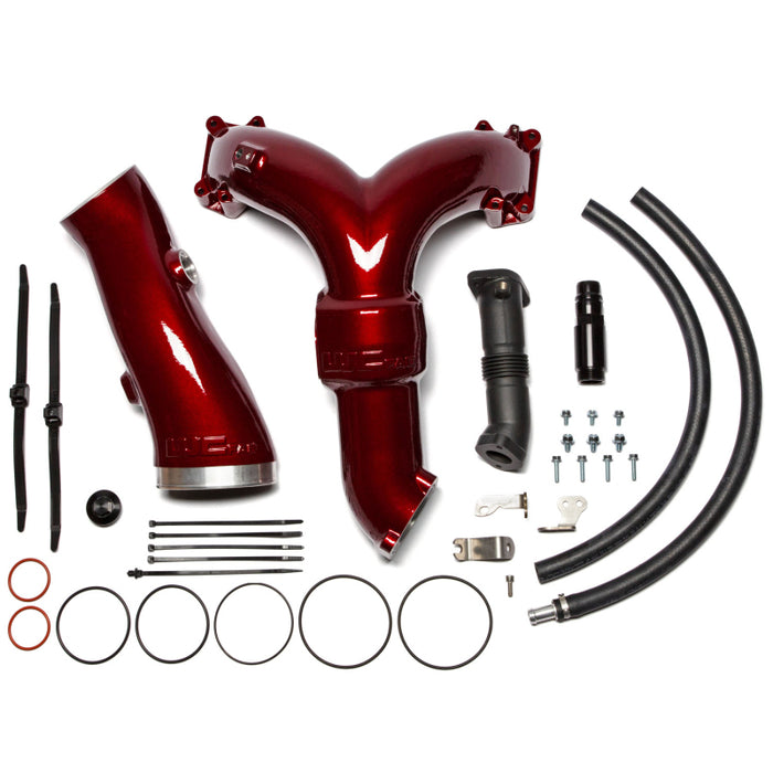 Wehrli 20-26 Power Stroke 6.7L High Flow Y-Bridge Kit - Flat Black